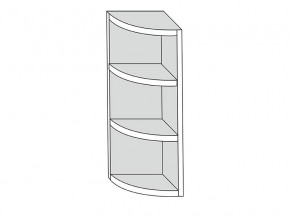 19.30.0р Полка угловая (h=913) радиусная  ЛДСП УНИ в Екатеринбурге - magazinmebeli.ru | фото