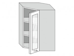 19.60.3у Шкаф настенный (h=913) угловой на 600мм со стекл. дверцей в Екатеринбурге - magazinmebeli.ru | фото