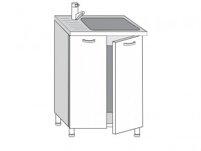 2.60.2м Шкаф-стол на 600мм под врезную мойку с 2-мя дверцами в Екатеринбурге - magazinmebeli.ru | фото