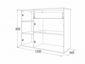 Комод 10 фант венге-млечный дуб в Екатеринбурге - magazinmebeli.ru | фото 2