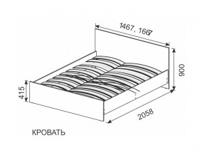 Кровать 1600х2000 ортопедическое основание в Екатеринбурге - magazinmebeli.ru | фото