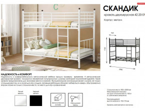 Кровать двухъярусная Скандик 42.20-01 в Екатеринбурге - magazinmebeli.ru | фото 2