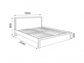 Кровать с основанием Беатрис мод 7 Орех гепланкт в Екатеринбурге - magazinmebeli.ru | фото 2