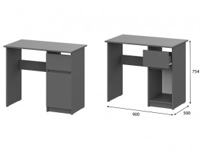 Стол письменный 900 Денвер Графит серый в Екатеринбурге - magazinmebeli.ru | фото 1