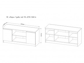 ТВ тумба Мори МТВ1200.1 в Екатеринбурге - magazinmebeli.ru | фото 2