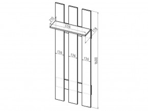 Вешалка в прихожую ВП6 бодега в Екатеринбурге - magazinmebeli.ru | фото 2